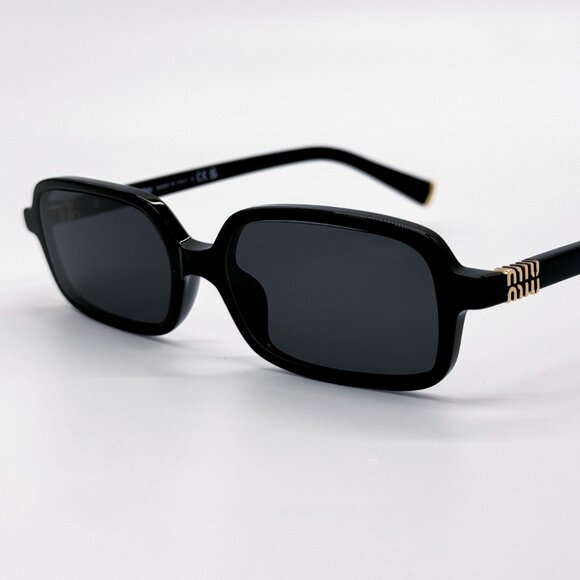 NEW MIU MIU MU11ZS 16K5S0 SQUARE WOMEN SUNGLASSES MU11ZSF 16K5S0 BLACK MU 11ZS main image 4